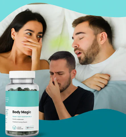 Body Magic - Les capsules de chlorophylle éliminent les odeurs corporelles