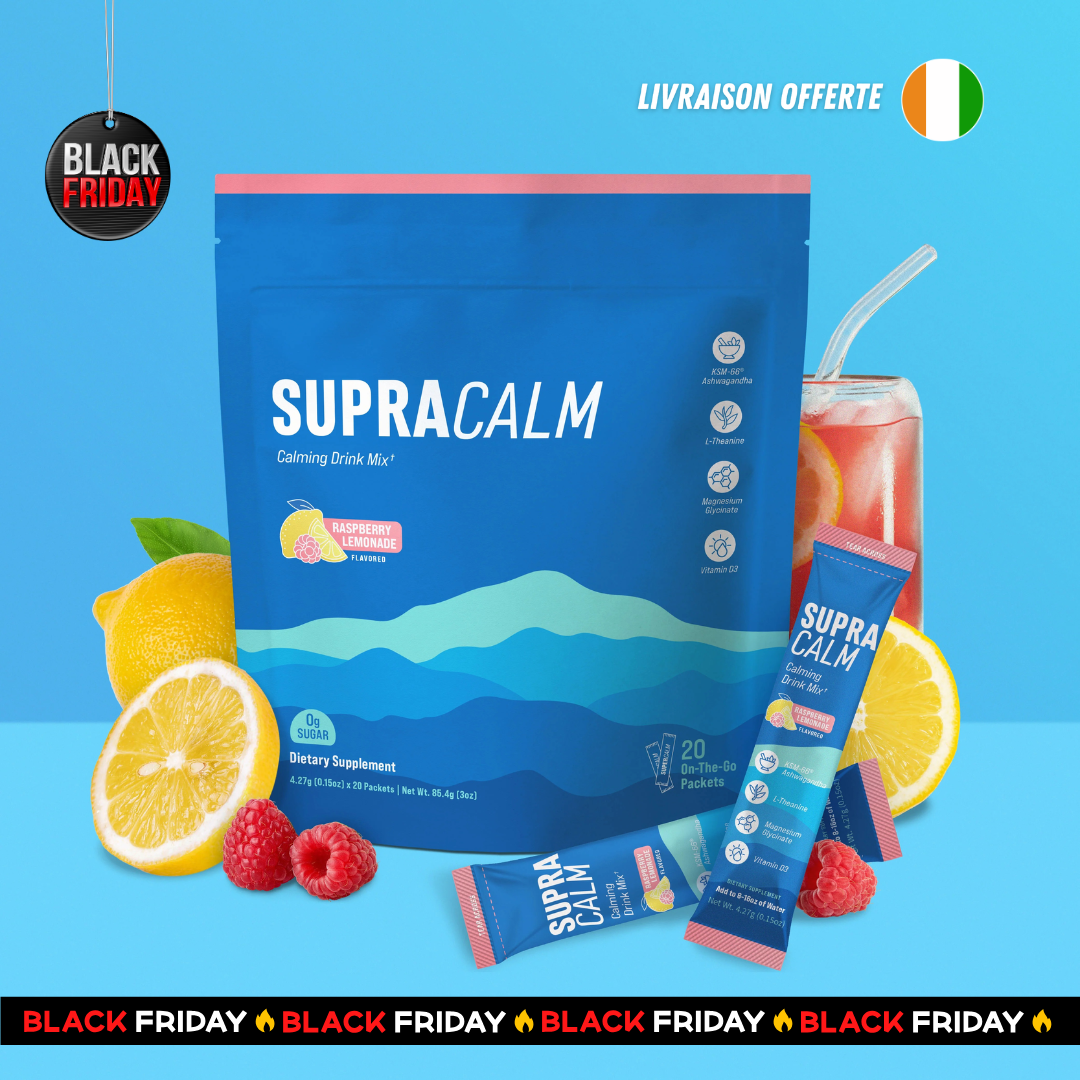 SUPRACALM™ – Dites a dieux au stress quotidien, ventre et visage gonflés